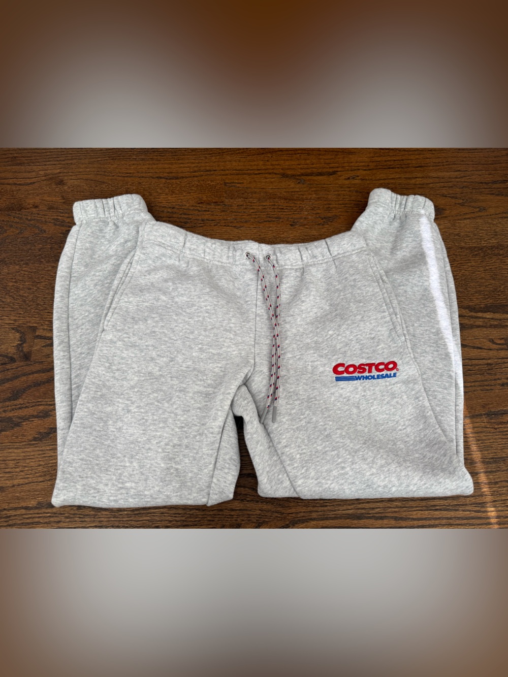 Kirkland Signature Costco Wholesale Light Grey Logo Sweatpants